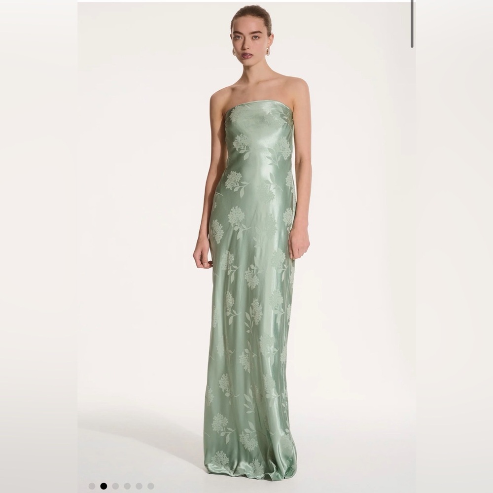 OMNES Amdra Maxi Dress in Sage Green, NWT, Size US4